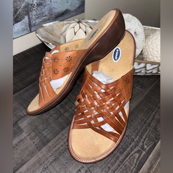 Dr. Scholl's Shoes - Dr Scholls Womens Leather Huarache Style Sandals SZ 8 Adv  Comfort Series​